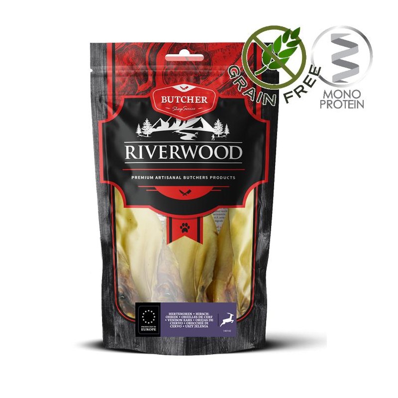 Riverwood Butcher Snack Deer Ears - лакомство за кучета еленови уши (3 бр.)