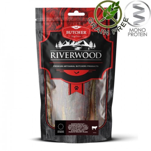 Riverwood Butcher Snack Flat Beef - лакомство за кучета от говеждо месо на ленти (150 гр)