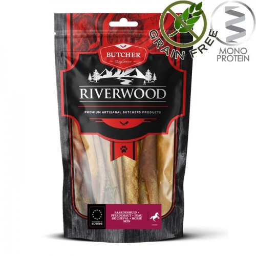 Riverwood Butcher Snack Horse Skin - лакомство за кучета от конска кожа (150 гр)