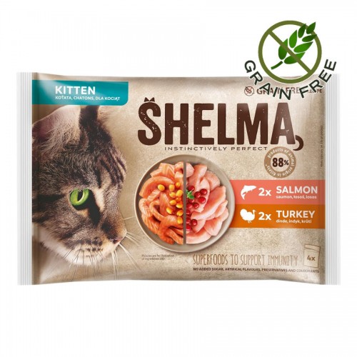 Shelma Cat Steamed fillets for kitten (4 x 85 гр)