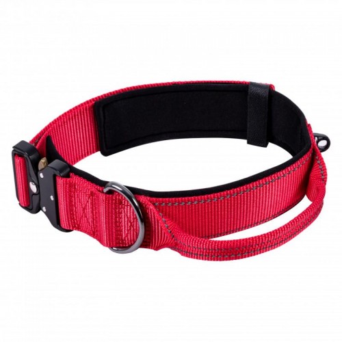 Червен тренировъчен нашийник Rukka Pets - Dog Training Collar Mission Red