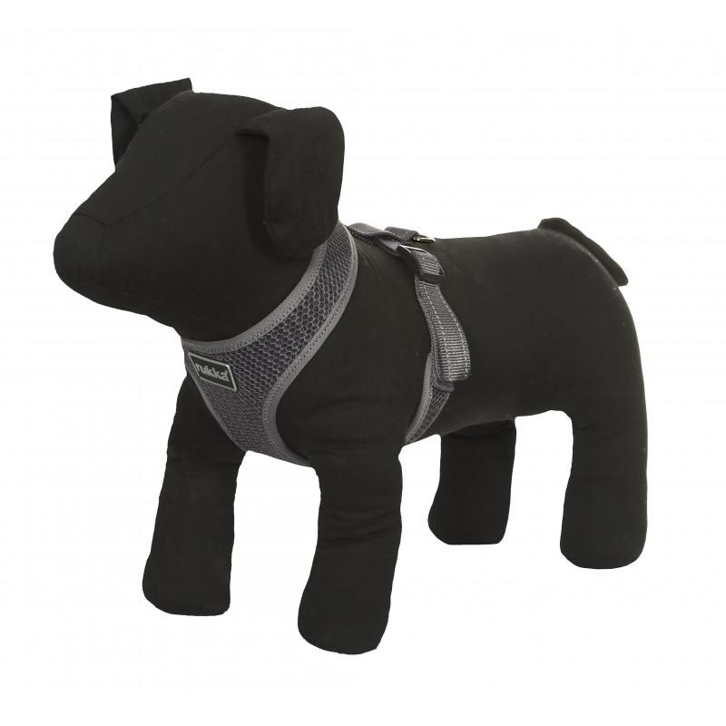 Комфортен нагръдник за кучета Dog Harness Rukka Pets Comfort Air - S (30-44 см / 26 см) - сив