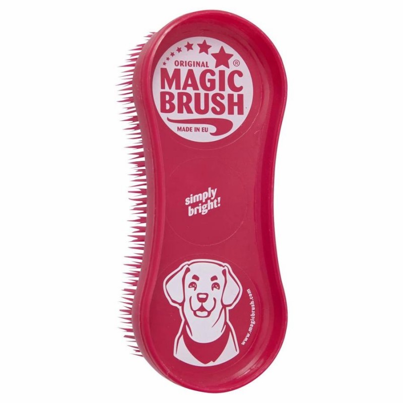 Четка за премахване на полепнали косъмчета и засъхнала кал - Kerbl Magic Brush Wild Rose