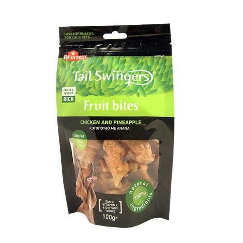 Tail Swingers меки хапки с ананас и пилешко - 100 гр