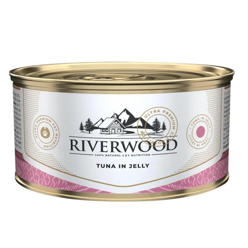 Консерва за котки с риба тон в желе Riverwood Tuna in Jelly (85 гр)