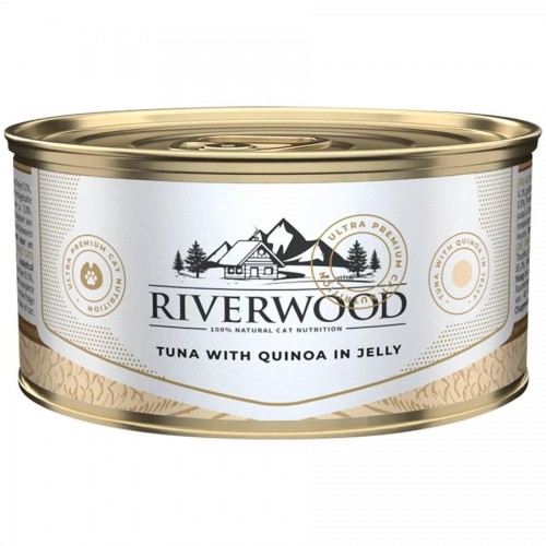 Консерва за котки с риба тон и киноа в желе Riverwood Tuna with Quinoa in Jelly (85 гр)