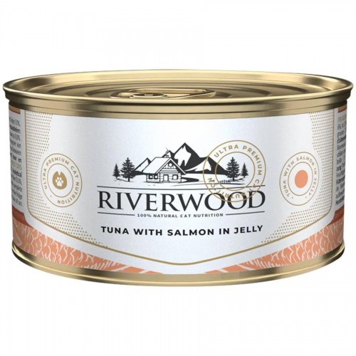 Консерва за котки Riverwood Tuna with Salmon in Jelly (85 гр)