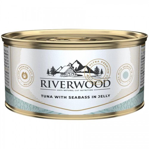 Консерва за котки Riverwood Tuna with Seabass in Jelly (85 гр)