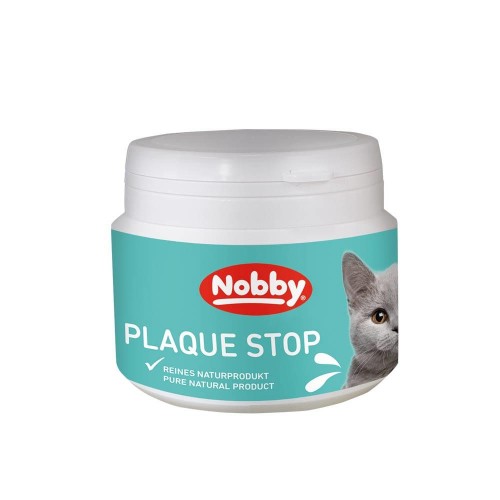 Котешка хранителна добавка за устна хигиена Nobby Plaque Stop Cat - 75 гр