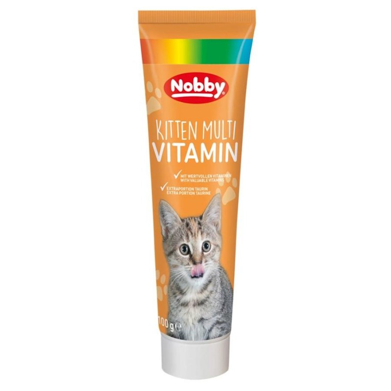 Мултивитаминна паста с таурин за котенца Nobby Multi Vitamin Kitten - 100 гр