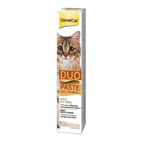 Малцова паста за котки против космени топки GimCat Anti Hairball Duo Malt + Cheese - 50 гр