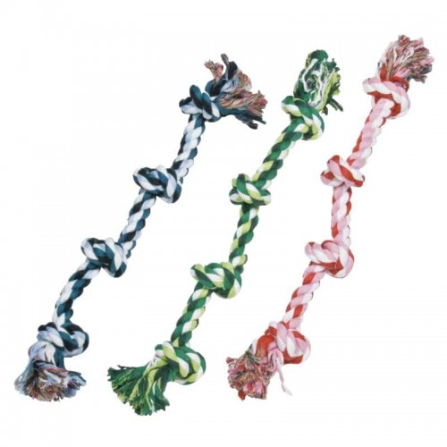 Gimdog Cotton Dent XXL - въже с четири възела (60 см)