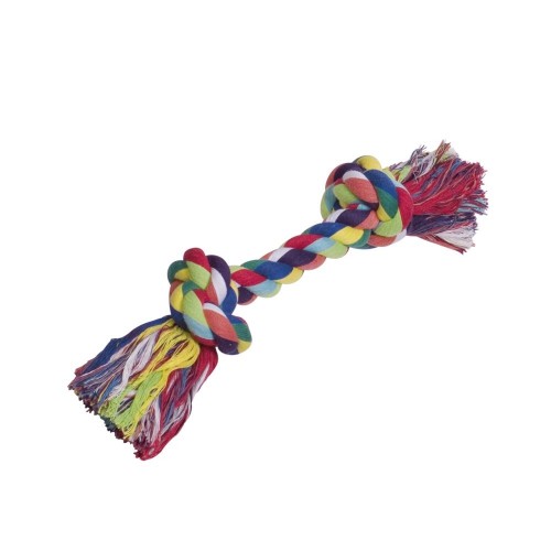 Cotton Rope XL - шарено памучно въже за игра с два възела
