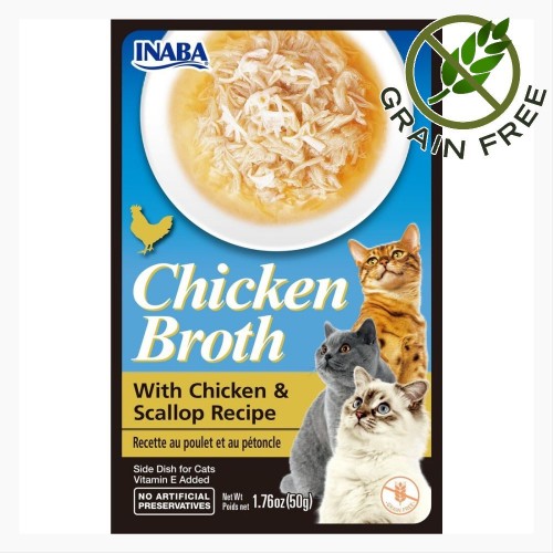 Пилешки бульон Inaba Broth Chicken & Scallops (50 гр)