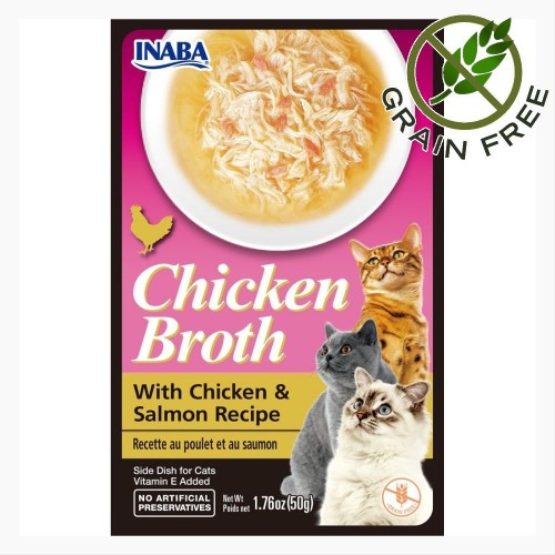 Пилешки бульон Inaba Broth Chicken & Salmon (50 гр)