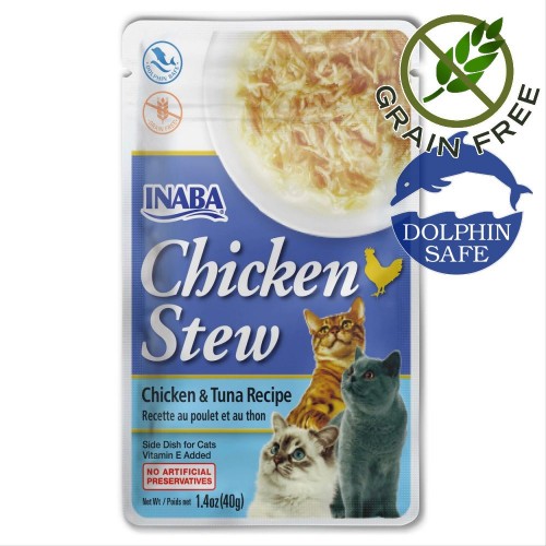 Пилешка яхния Inaba Stew Chicken & Tuna (40 гр)