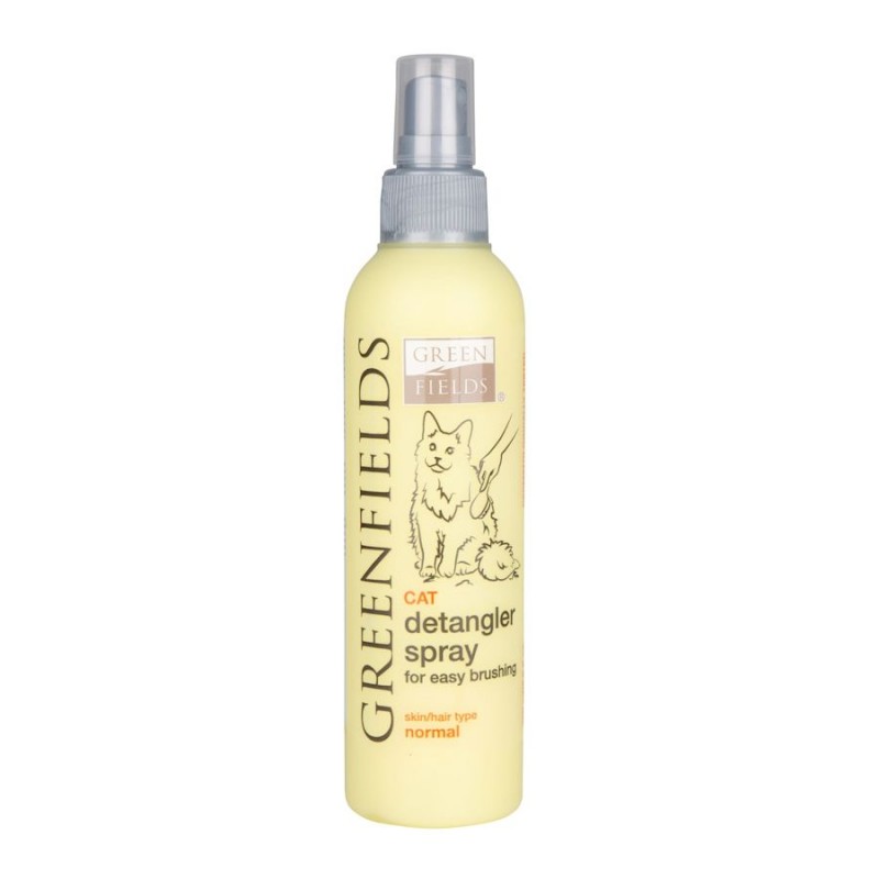 Спрей за разплитане на козина Green Fields Cat Detangler Spray (200 мл) - за дългокосмести котки