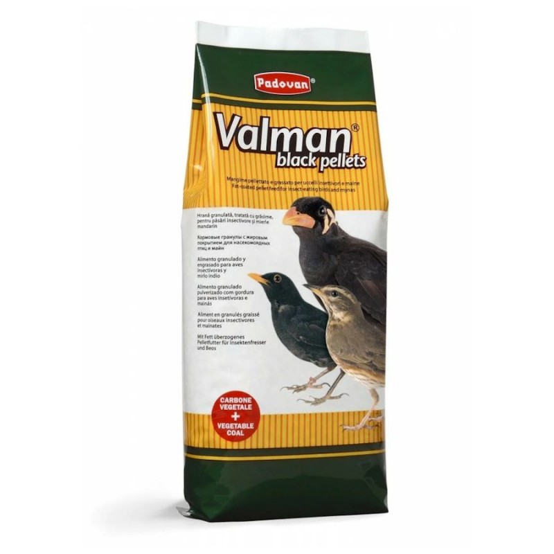 Качествена храна за насекомоядни птици Valman Black Pellets (1 кг)