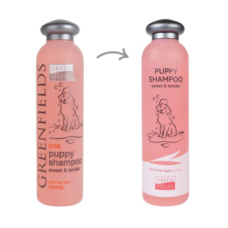 Специален шампоан за кученца с чувствителна кожа Green Fields Puppy Shampoo (250 мл)