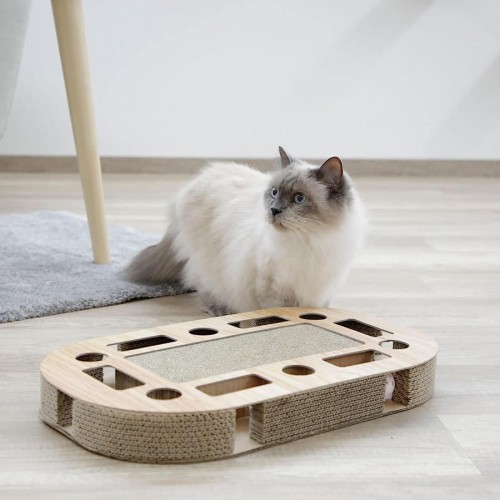 Ovalo - интерактивно драскало за котки от гофриран картон