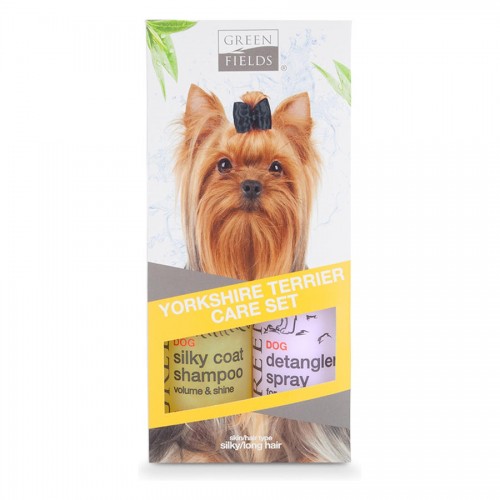 Луксозен комплект шампоани за Йоркширски териер Green Fields Yorkshire Terrier Care Set (2 х 250 мл)