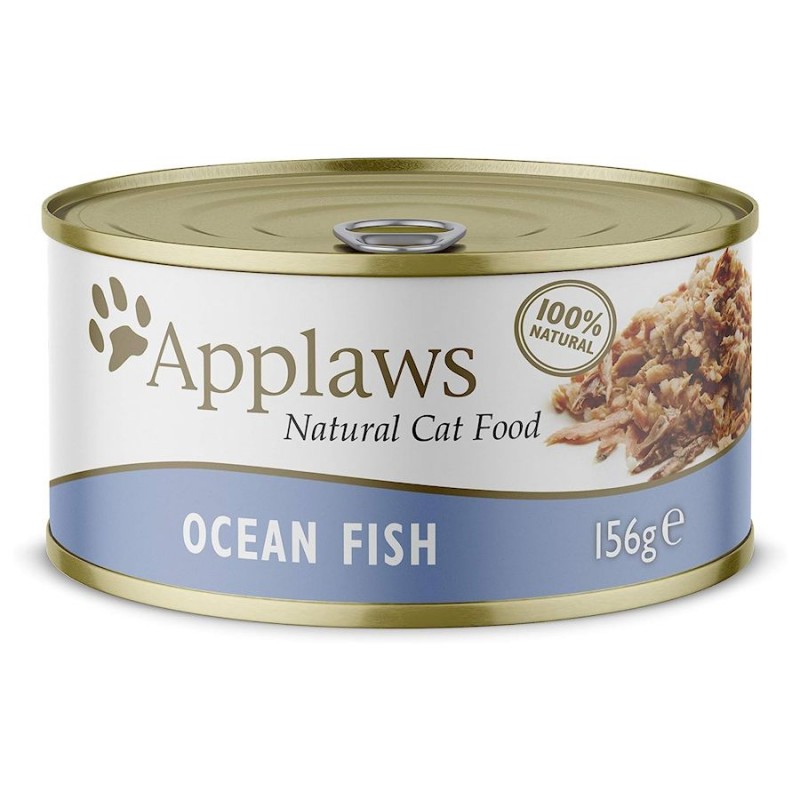 Applaws Cat Ocean Fish in Broth - консерва за котки с морски риби (156 гр)