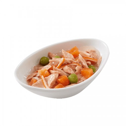 Schesir Cat Salads Pokè Tuna with Surimi, Papaya and Peas (85 гр) - гурме изживяване за вашата котка!