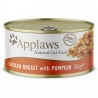 Applaws Cat Chicken Breast with Pumpkin in Broth - консерва за котки с пилешки филенца и тиква в бульон (70 гр)