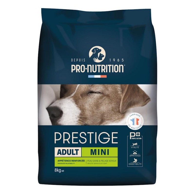 Суха храна за кучета от мини породи Pro-Nutrition Prestige Dog Adult Mini (8 кг)