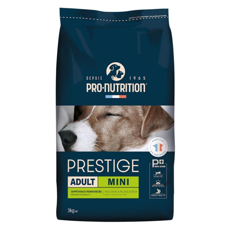 Храна за кучета от мини породи - Pro-Nutrition Prestige Dog Adult Mini (3 кг)
