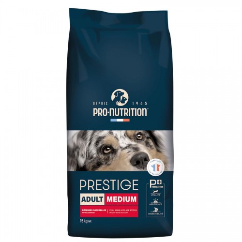 Pro-Nutrition Prestige Dog Adult Medium (15 + 3 кг екстра)