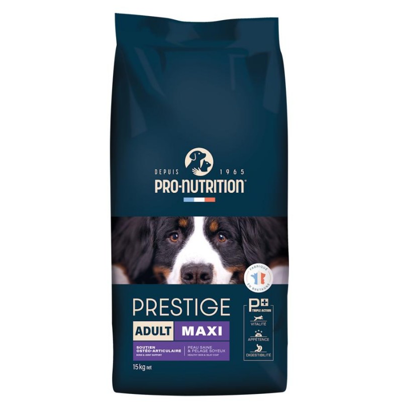 Висок клас храна за кучета от големи породи - Pro-Nutrition Prestige Dog Adult Maxi (15 кг)