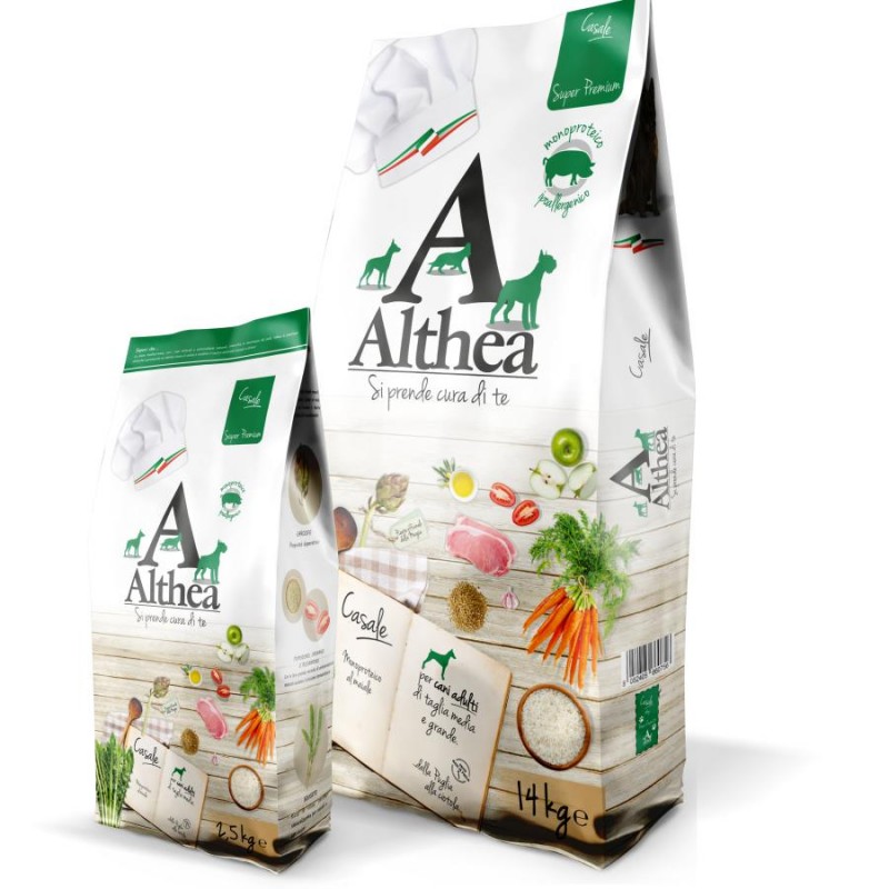 Althea Dog Casale Monoproteic & Hypoallergenic whit Pork (14 кг) - евтина и качествена храна със свинско за чувствителни кучета