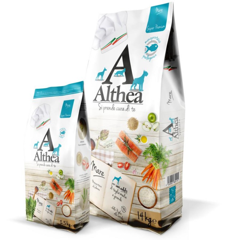 Althea Dog Mare Monoproteic & Hypoallergenic whit Salmon (14 кг) - евтина и качествена храна със сьомга за чувствителни кучета