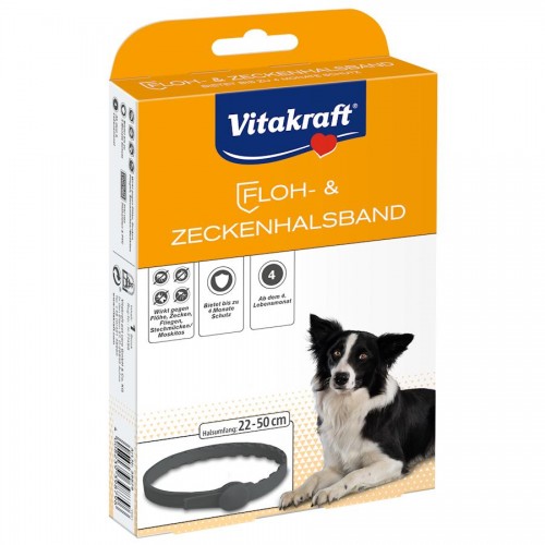 Противопаразитна каишка за кучета Vitakraft ® (14-28 см)