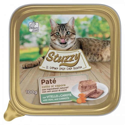 Stuzzy Cat Veal & Carrots Patê - пастет за котки с телешко и моркови (4 х 100 гр)