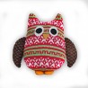 Коледна играчка за куче Plush Owl (19 см)