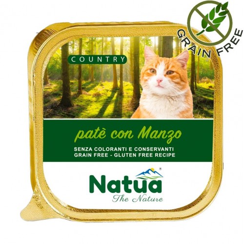 Natua Cat Paté with Beef - чудесен пастет за котки с говеждо (4 х 100 гр)