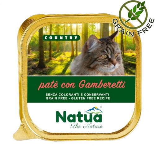 Natua Cat Paté with Shrimps - чудесен пастет за котки със скариди (4 х 100 гр)