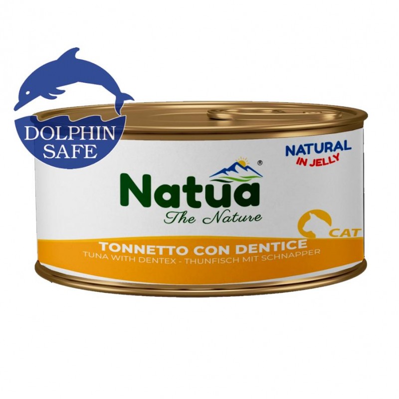 Natua Natural Cat Tuna & Dentex - истинска гурме наслада за котки с риба тон и синагрида (85 гр)