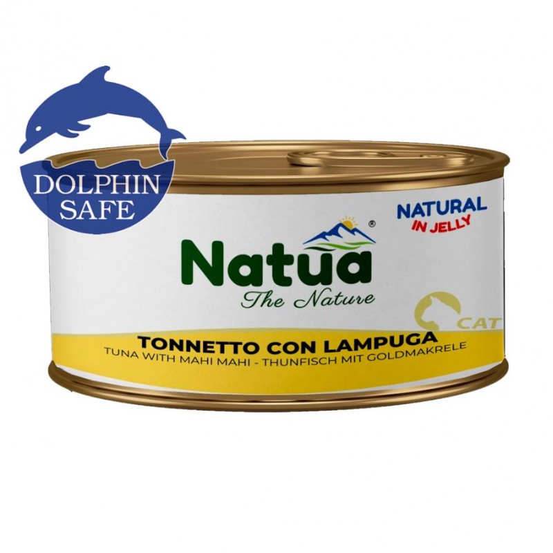 Natua Natural Cat Tuna & Mahi Mahi - истинска гурме наслада за котки с риба тон и дорадо (85 гр)