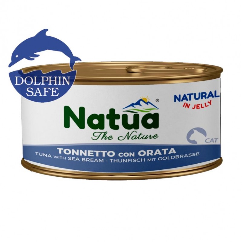 Natua Natural Cat Tuna & Sea Bream - истинска гурме наслада за котки с риба тон и ципура (85 гр)