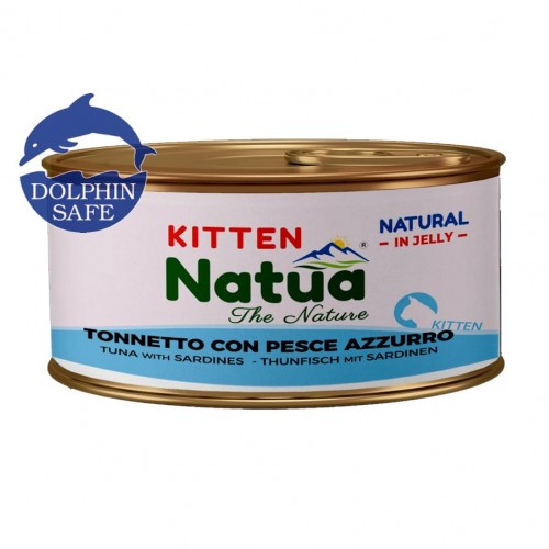 Natua Natural Kitten Tuna & Sardines - истинска гурме наслада за котенца с риба тон и сардини