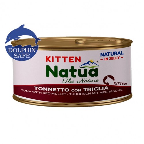 Natua Natural Kitten Tuna & Red Mullet - истинска гурме наслада за котенца с риба тон и барбун