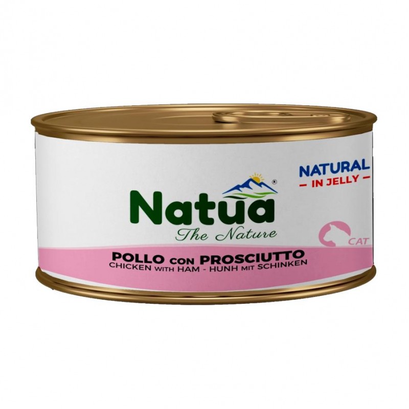 Natua Natural Cat Chicken & Ham - чудесна храна за котки с пилешко и шунка