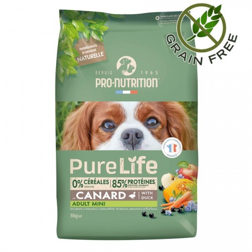 Отлична храна за кучета от мини породи Flatazor Pro-Nutrition Pure Life Dog Adult Mini (8 кг)