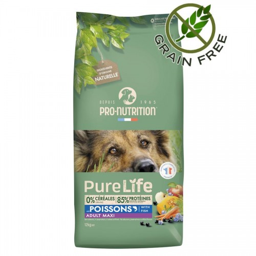 Отлична храна за кучета от големи породи Flatazor Pro-Nutrition Pure Life Dog Adult Maxi (12 кг)