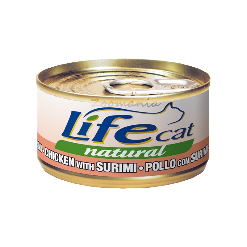 Котешка консерва „Пиле със сурими“ – 70 гр