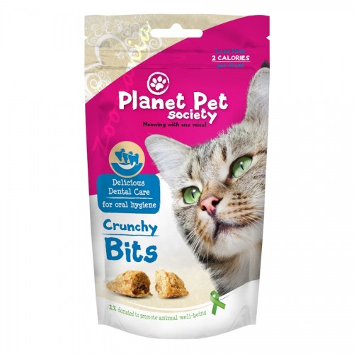 Котешко лакомство „Crunchy Bits for Dental Care“ - 40 гр