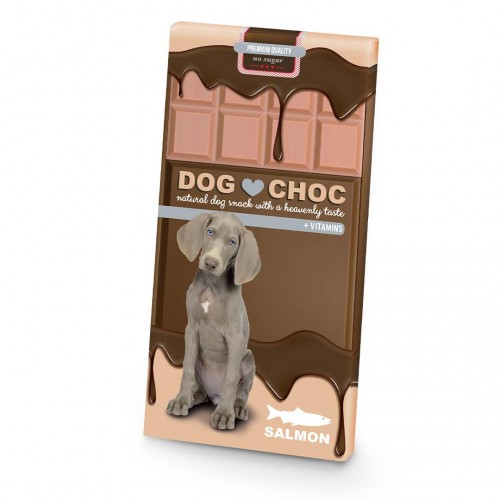 Dog Choc - Шоколад с вкус на сьомга за кучета (100 гр)